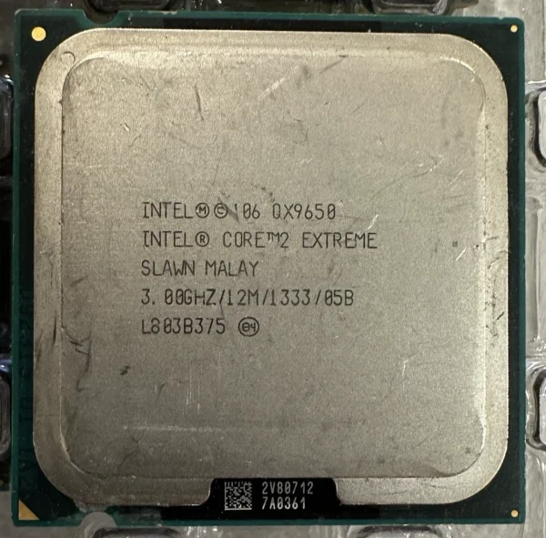 Intel Core 2 Extreme QX9650 3GHz CPU SLAWN Quad-Core LGA775 1333 MHz Processor