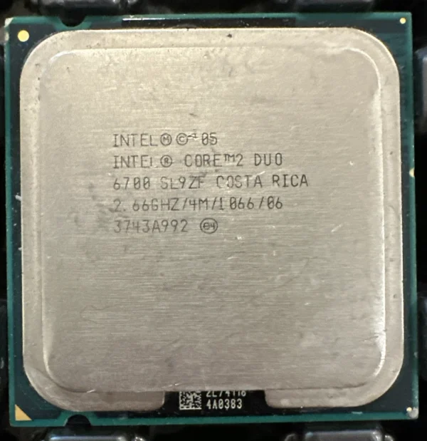 Intel Core 2 Duo E6700 LGA775 2.66GHz Dual Core Processor Conroe 65nm SL9ZF