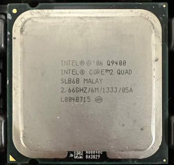 Intel Core 2 Quad Core Q9400 2.66 GHz LGA775 CPU Processor MISSING CAPACITORS