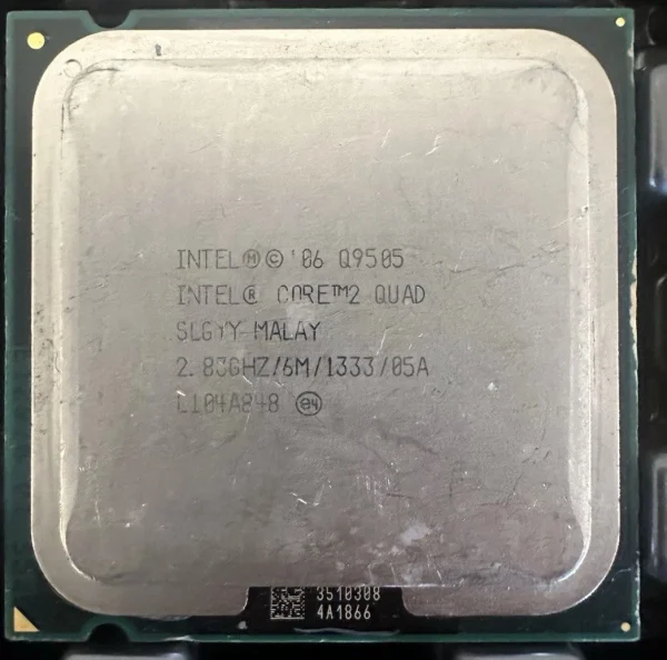 Intel Core 2 Quad Q9505 CPU Quad-Core 2.83 GHz 6M 1333 LGA775 Processor SLGYY