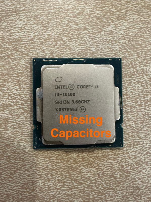 Intel Core i3-10100 3.60GHz (Turbo 4.30GHz) 4-Core 8-Thread LGA1200 CPU Processor (SRH3D)