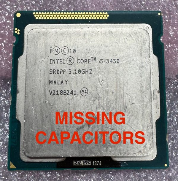 Intel Core i5-3450 SR0PF, 3.1Ghz quad core CPU